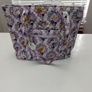 Vera Bradley Disney Belle Cameo Large Vera Tote NWT